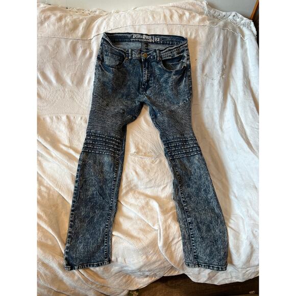 The Authentic Denim & Rivets Jeans Streetwear Mens 32x28 - Picture 1 of 3